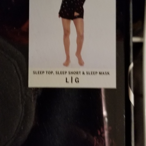 Brand new black pijamas set in box (Pink brand) - Picture 2 of 2